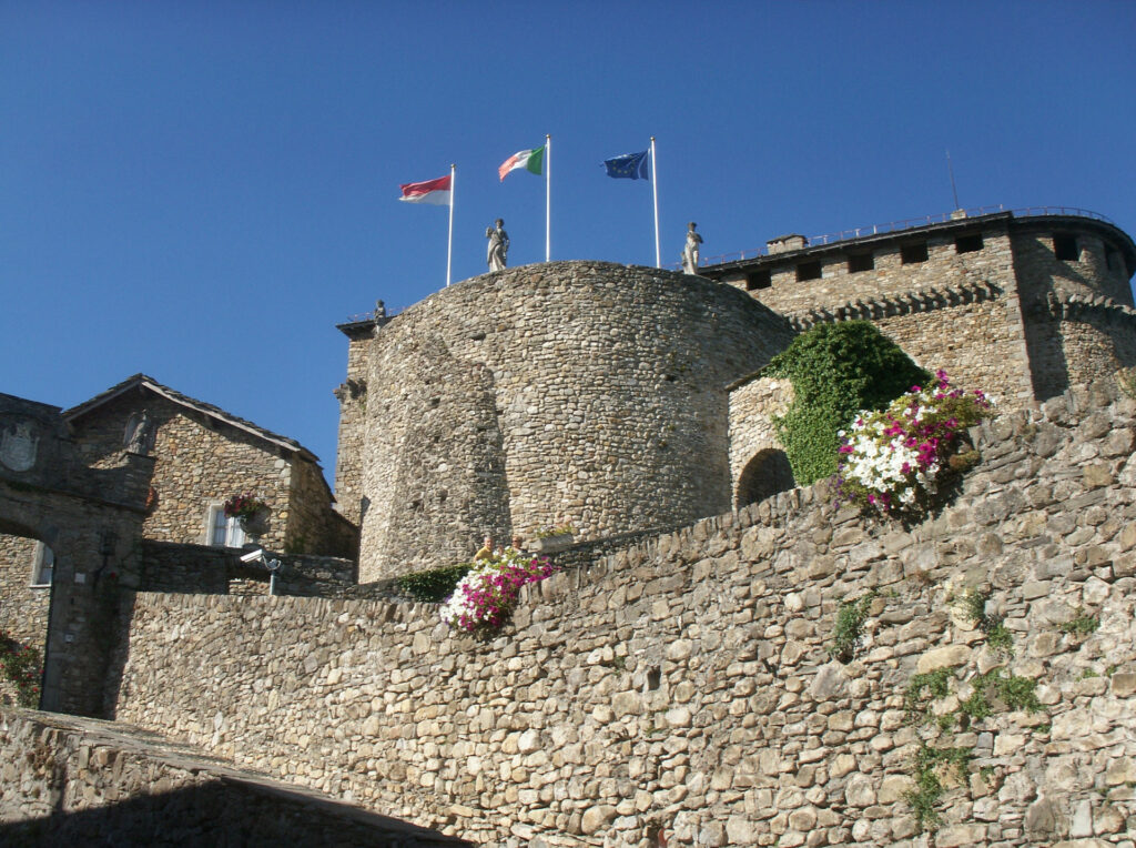 Scorcio del Castello di Compiano